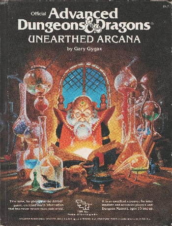 DnD 1st Edition Unearthed Arcana